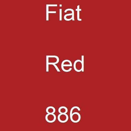 Fiat, Red, 886.