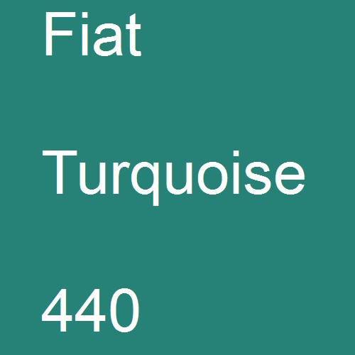 Fiat, Turquoise, 440.