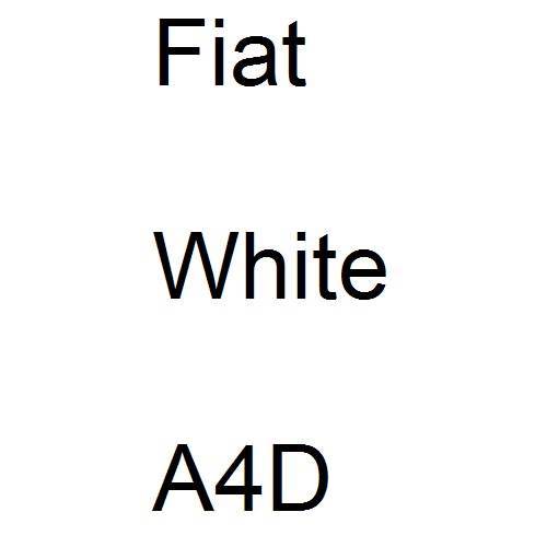 Fiat, White, A4D.