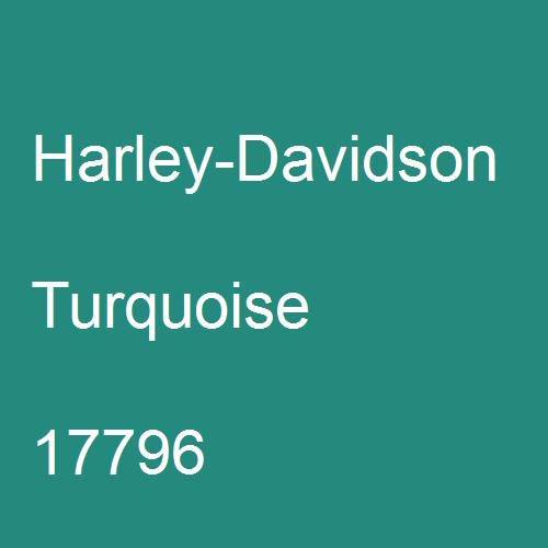 Harley-Davidson, Turquoise, 17796.