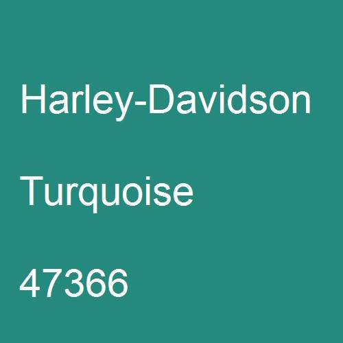 Harley-Davidson, Turquoise, 47366.