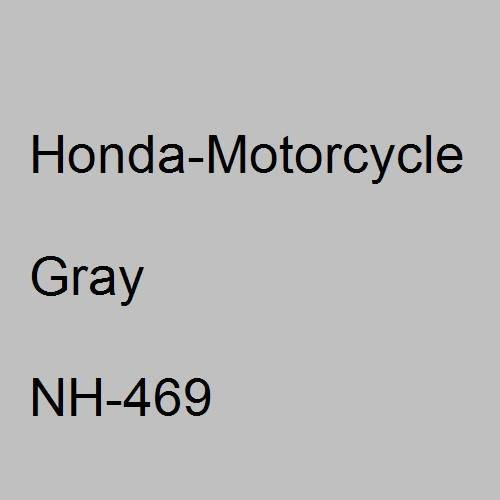 Honda-Motorcycle, Gray, NH-469.