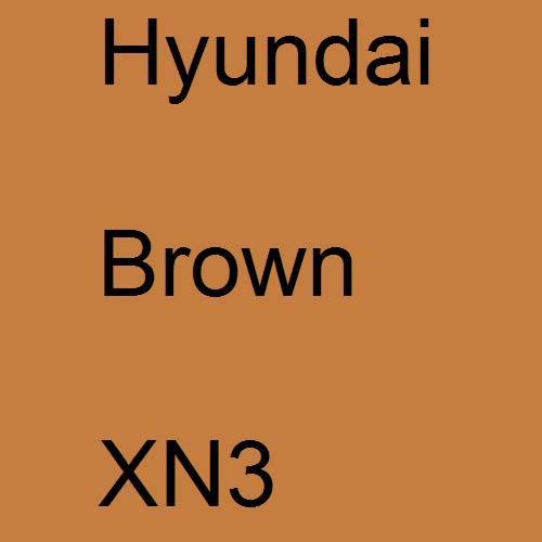 Hyundai, Brown, XN3.