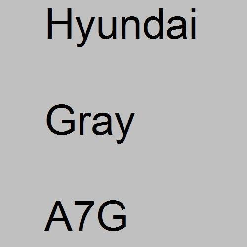 Hyundai, Gray, A7G.