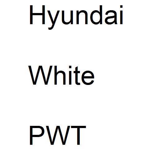 Hyundai, White, PWT.