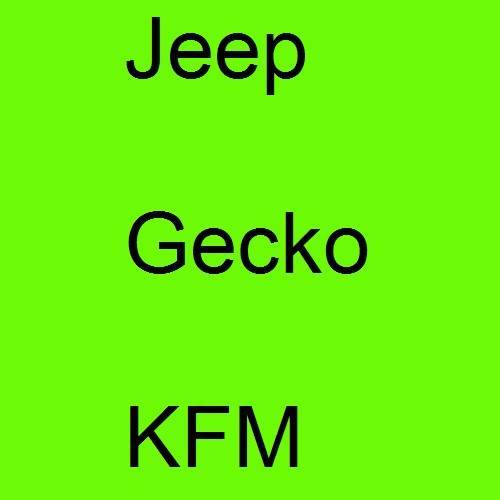 Jeep, Gecko, KFM.