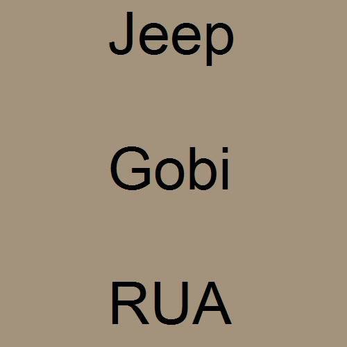 Jeep, Gobi, RUA.