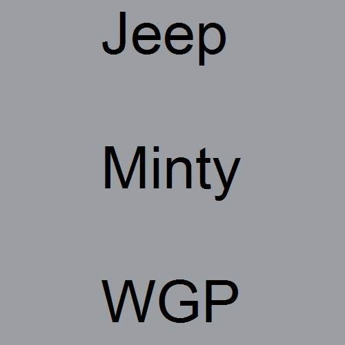 Jeep, Minty, WGP.