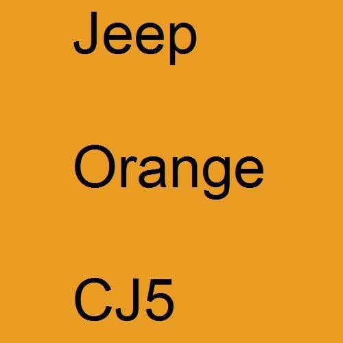 Jeep, Orange, CJ5.