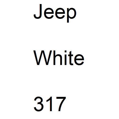 Jeep, White, 317.