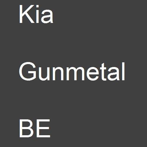 Kia, Gunmetal, BE.