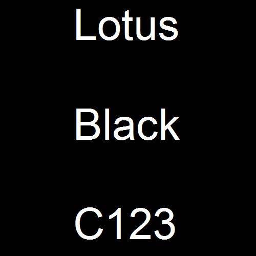 Lotus, Black, C123.