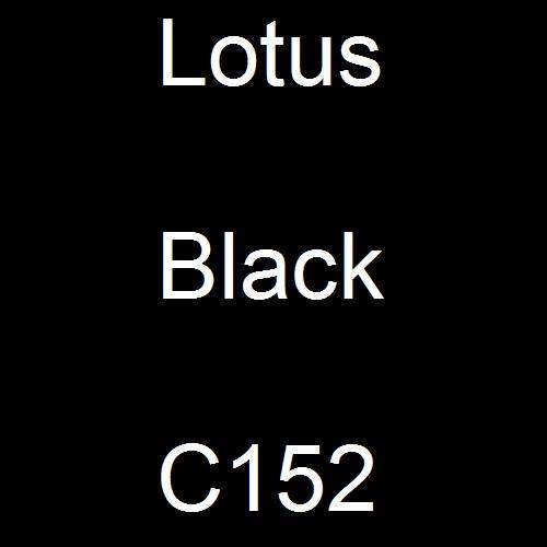 Lotus, Black, C152.