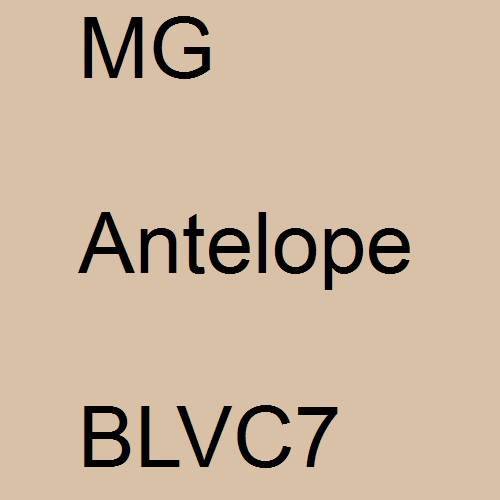 MG, Antelope, BLVC7.