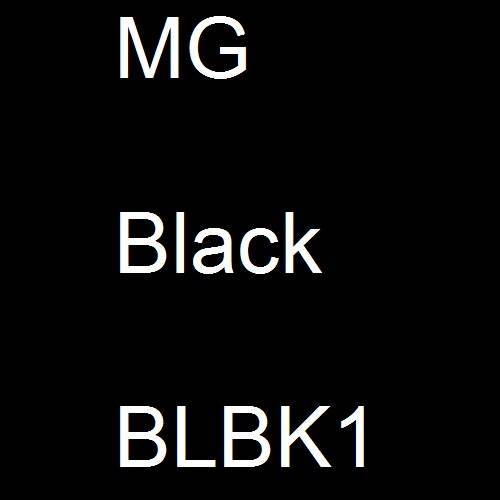 MG, Black, BLBK1.