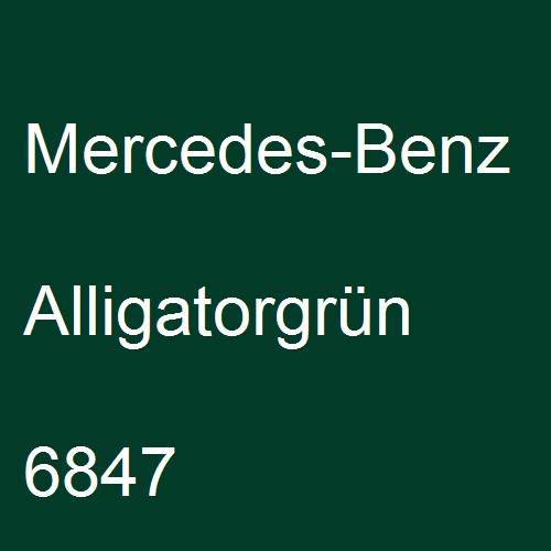 Mercedes-Benz, Alligatorgrün, 6847.