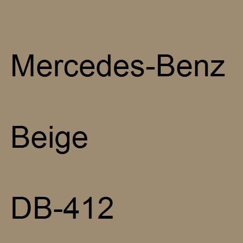 Mercedes-Benz, Beige, DB-412.