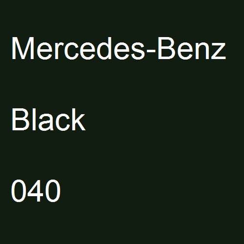 Mercedes-Benz, Black, 040.