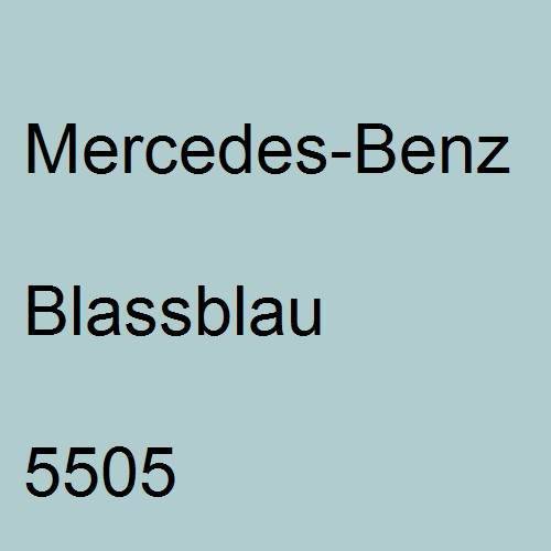 Mercedes-Benz, Blassblau, 5505.