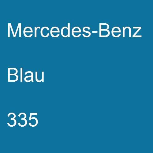 Mercedes-Benz, Blau, 335.