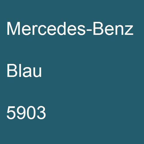 Mercedes-Benz, Blau, 5903.