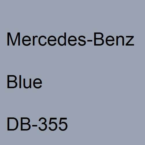 Mercedes-Benz, Blue, DB-355.