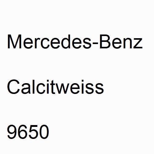 Mercedes-Benz, Calcitweiss, 9650.