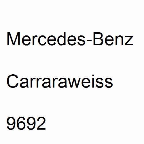 Mercedes-Benz, Carraraweiss, 9692.