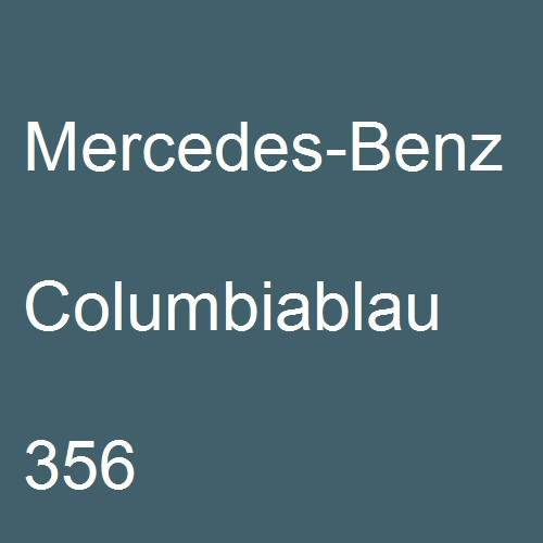 Mercedes-Benz, Columbiablau, 356.