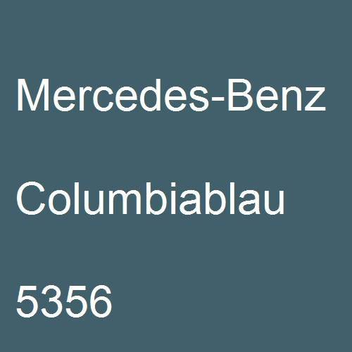 Mercedes-Benz, Columbiablau, 5356.