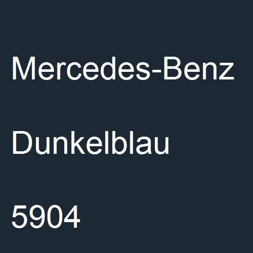 Mercedes-Benz, Dunkelblau, 5904.