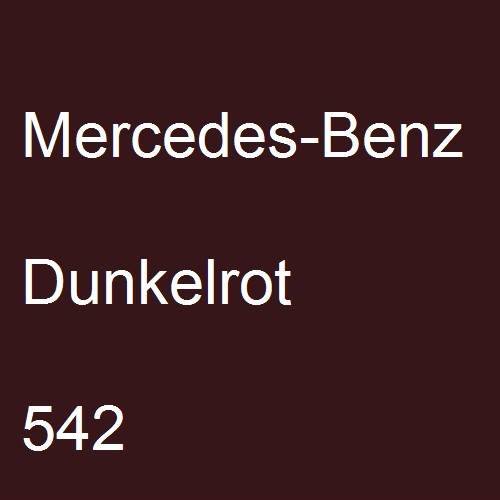 Mercedes-Benz, Dunkelrot, 542.