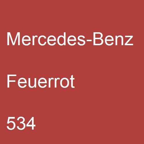 Mercedes-Benz, Feuerrot, 534.