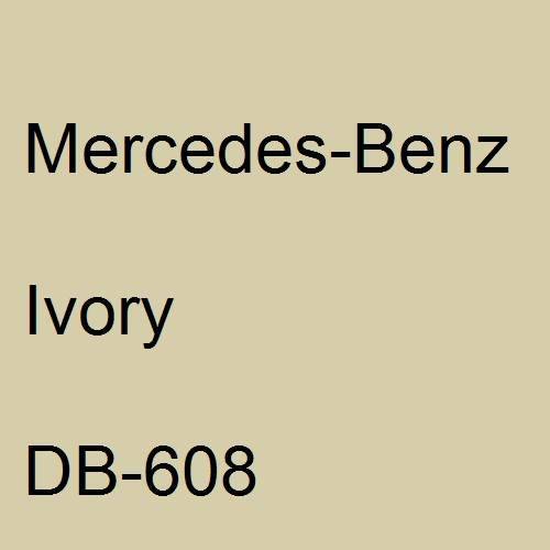 Mercedes-Benz, Ivory, DB-608.