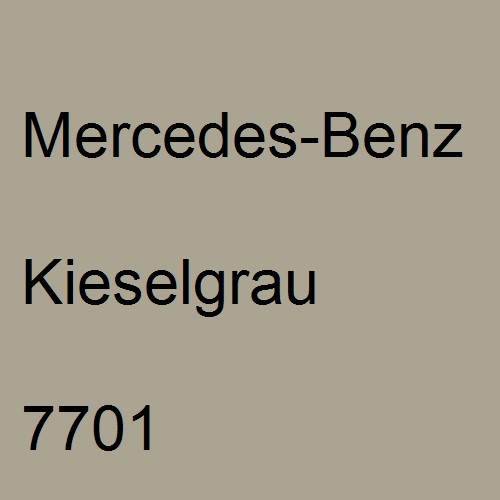 Mercedes-Benz, Kieselgrau, 7701.