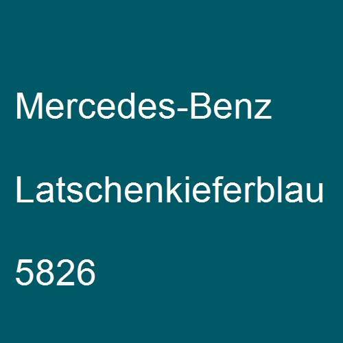 Mercedes-Benz, Latschenkieferblau, 5826.