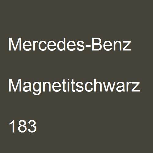 Mercedes-Benz, Magnetitschwarz, 183.