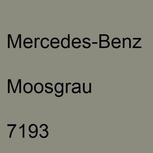 Mercedes-Benz, Moosgrau, 7193.