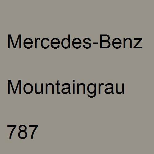 Mercedes-Benz, Mountaingrau, 787.