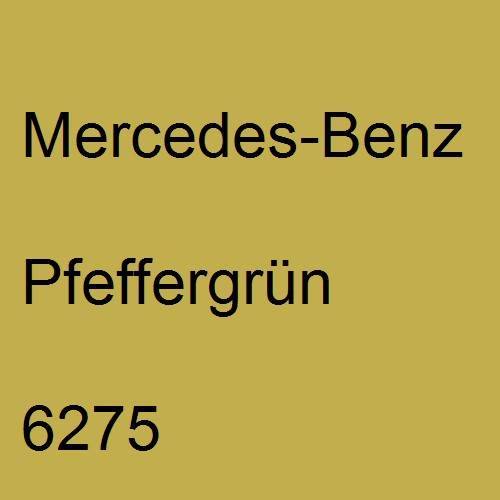 Mercedes-Benz, Pfeffergrün, 6275.