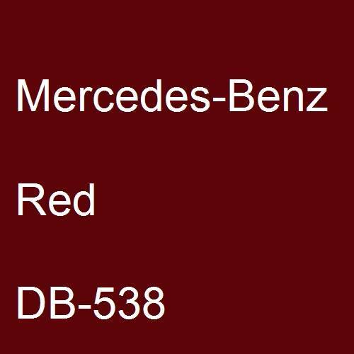 Mercedes-Benz, Red, DB-538.