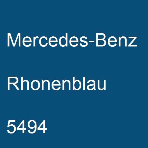 Mercedes-Benz, Rhonenblau, 5494.