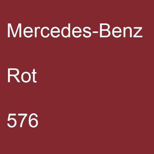 Mercedes-Benz, Rot, 576.