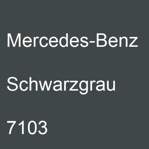 Mercedes-Benz, Schwarzgrau, 7103.