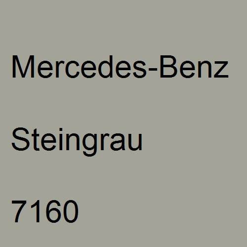 Mercedes-Benz, Steingrau, 7160.