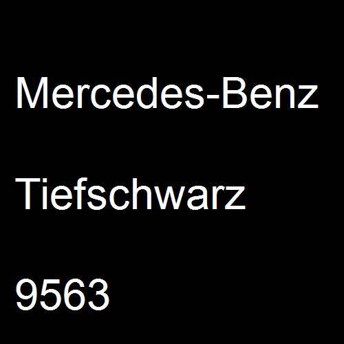 Mercedes-Benz, Tiefschwarz, 9563.