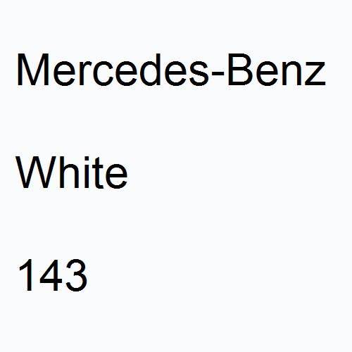 Mercedes-Benz, White, 143.