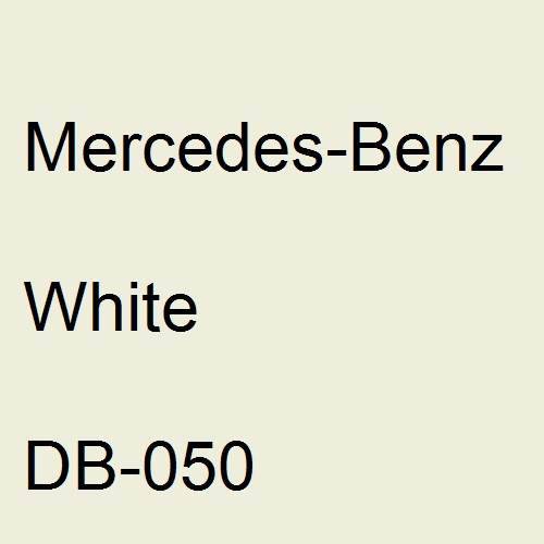 Mercedes-Benz, White, DB-050.