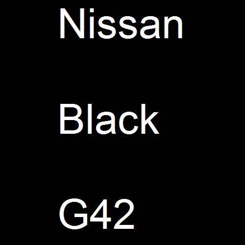 Nissan, Black, G42.