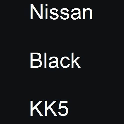 Nissan, Black, KK5.